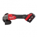 밀워키 18V / 5.0Ah FUEL 앵글 그라인더 5인치(속도조절/브레이킹) M18 FSAGV125XB-502X