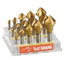 티앤씨샤크 카운터싱크세트 TIN코팅 90° (15pcs)